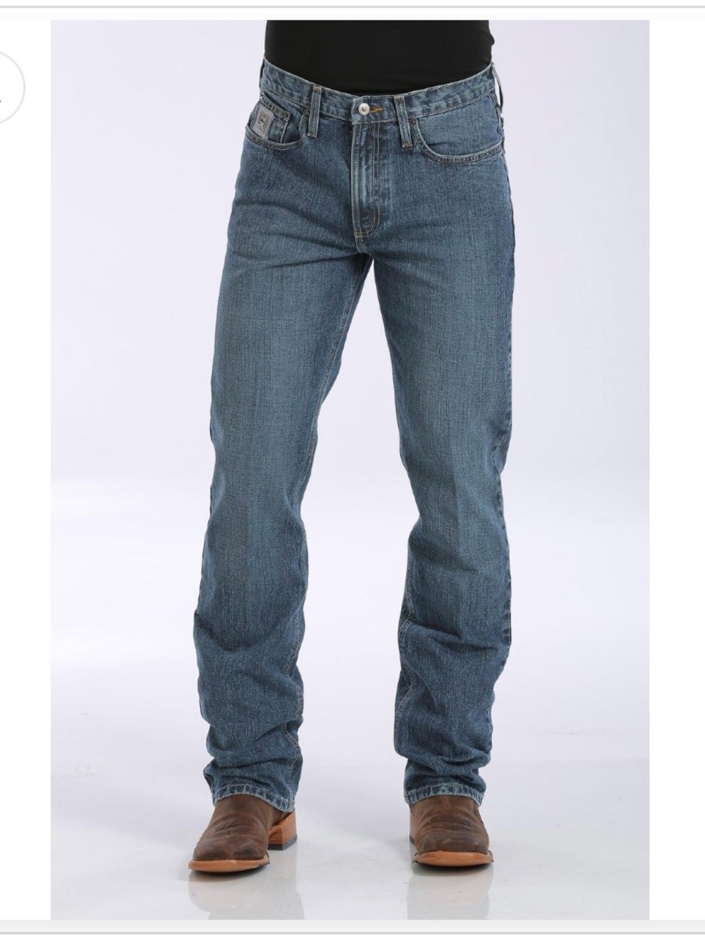 Cinch Men's Straight-Leg Denim Jeans in Medium Blue